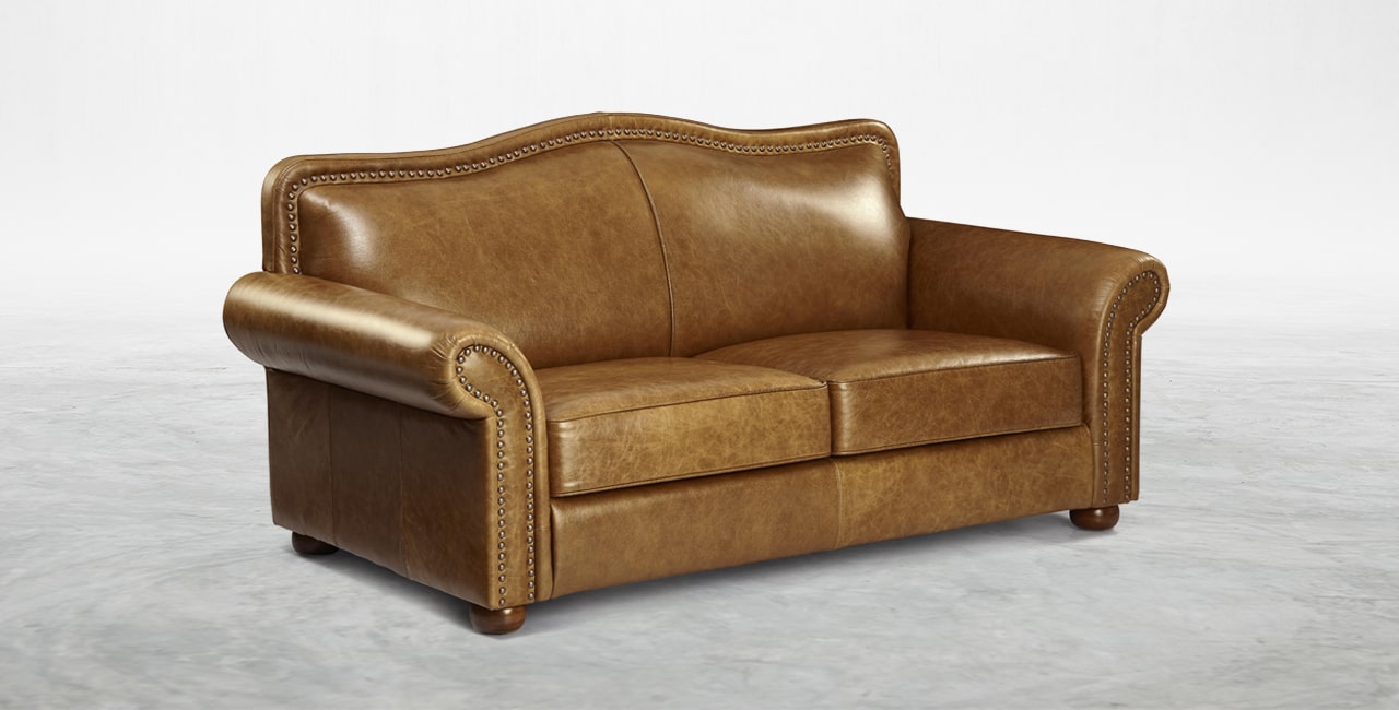 genuine Italian leather with a vintage finish
