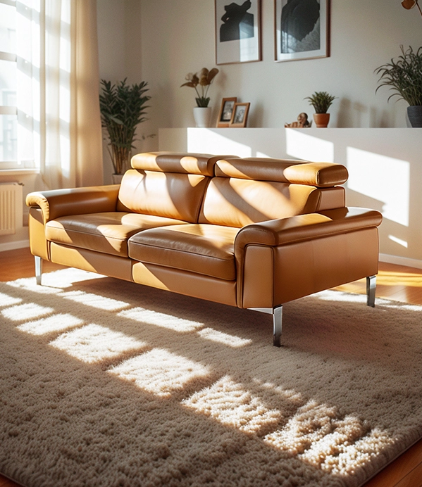Luxury brown sofa