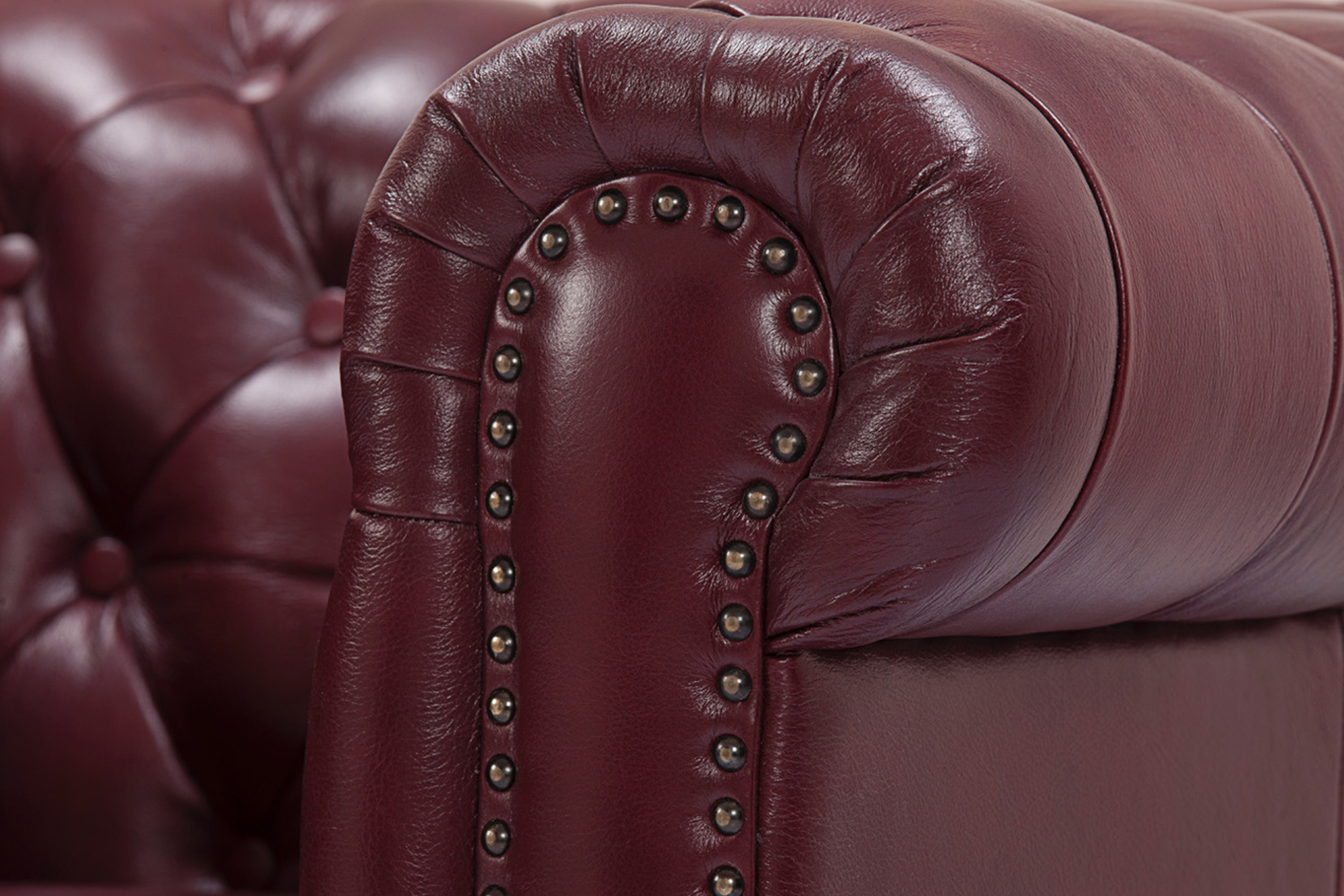 oxford red sofa design