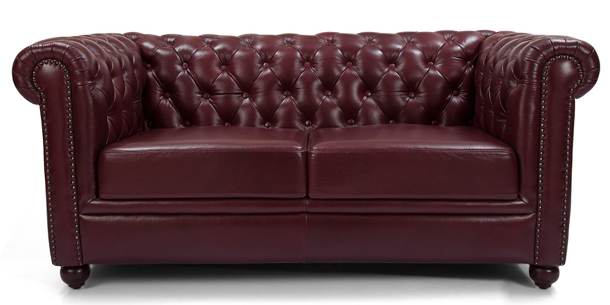 oxford red sofa