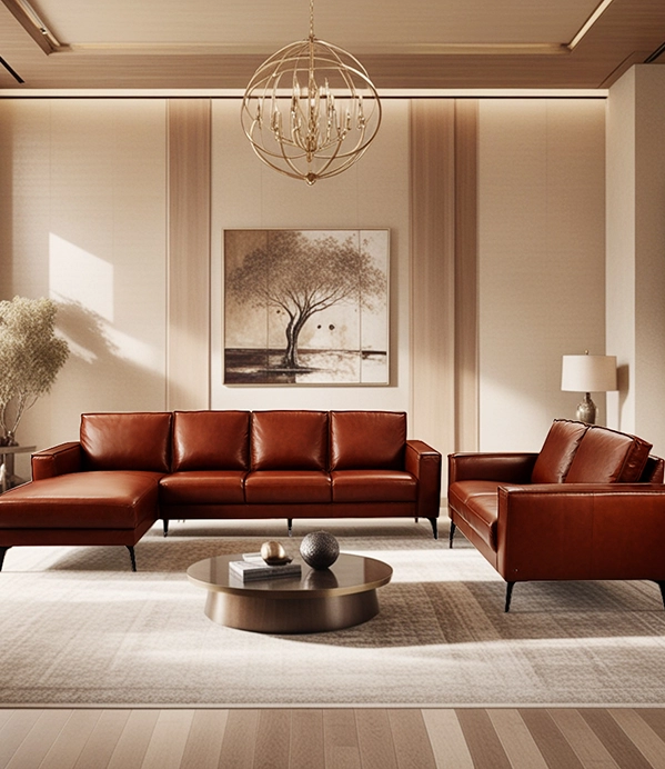 brown sensetive leather